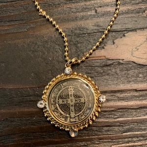 Virgin Saints & Angels San Benito Charm Necklace